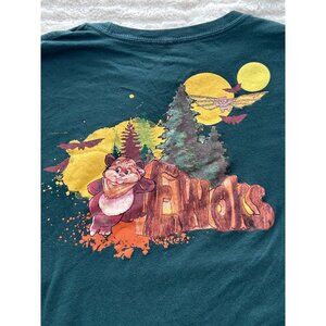 Star Wars Our Universe Yub Nub Ewoks Graphic Tee L 100% Cotton Dark Green Unisex